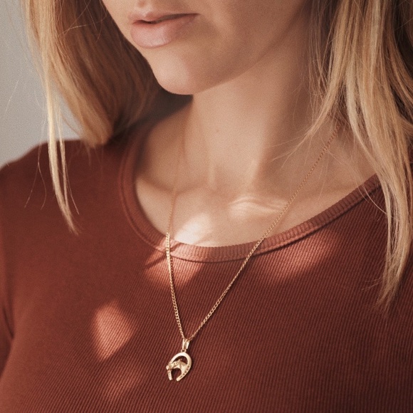 11thstreet Jewelry - Horseshoe Equestrian Necklace